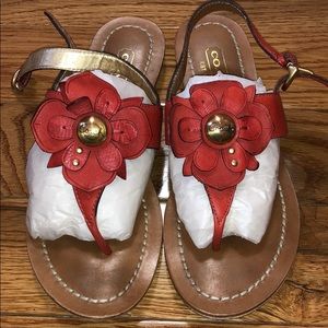 COACH COMFLY AND STYLISH Red sandals